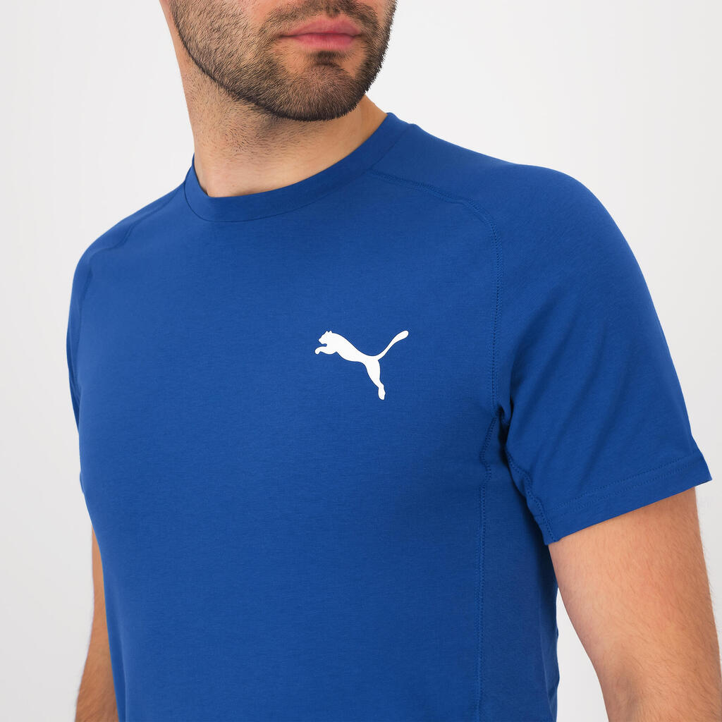 Puma T-Shirt Herren Baumwolle - blau 